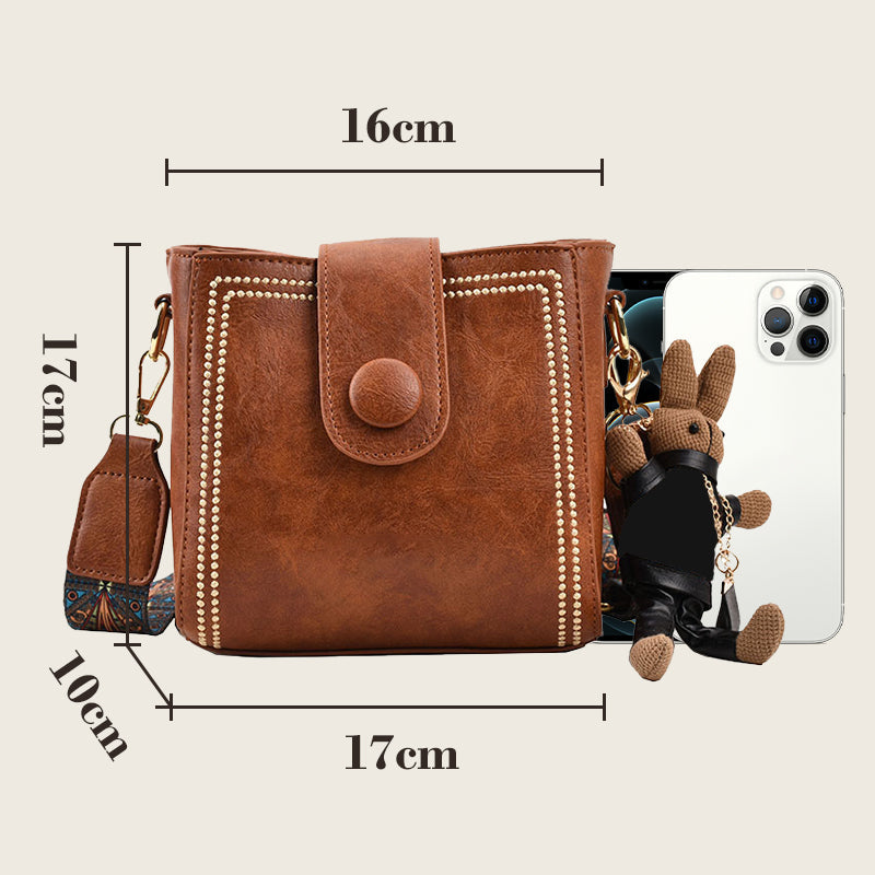 Sarah | Vintage Fashion Bag with Adjustable Wider Shoulder Strap