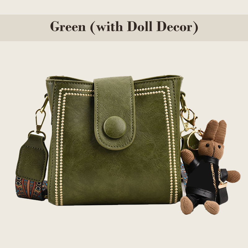 Sarah | Vintage Fashion Bag with Adjustable Wider Shoulder Strap