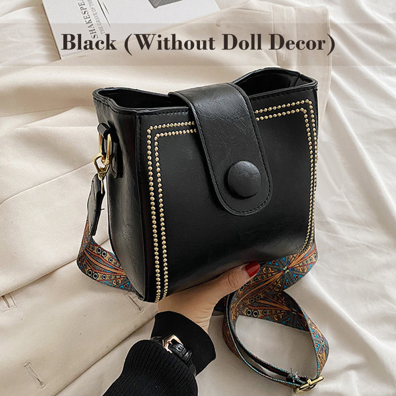 Sarah | Vintage Fashion Bag with Adjustable Wider Shoulder Strap
