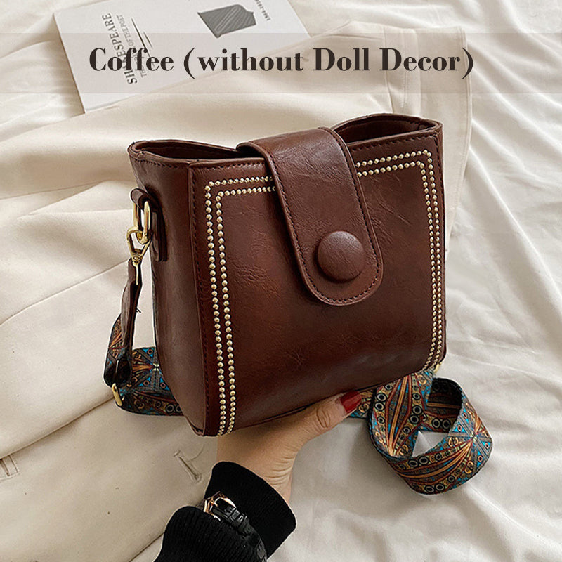 Sarah | Vintage Fashion Bag with Adjustable Wider Shoulder Strap
