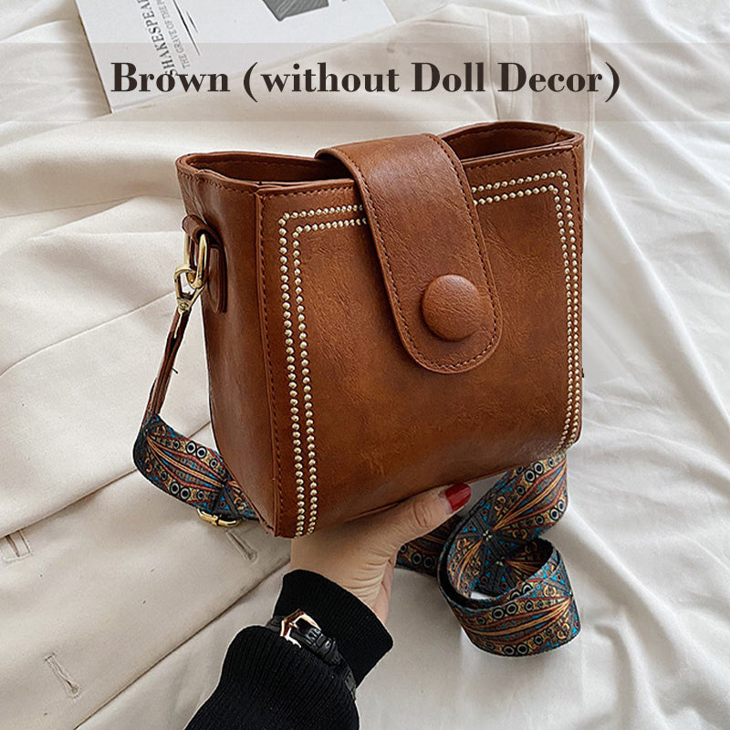 Sarah | Vintage Fashion Bag with Adjustable Wider Shoulder Strap