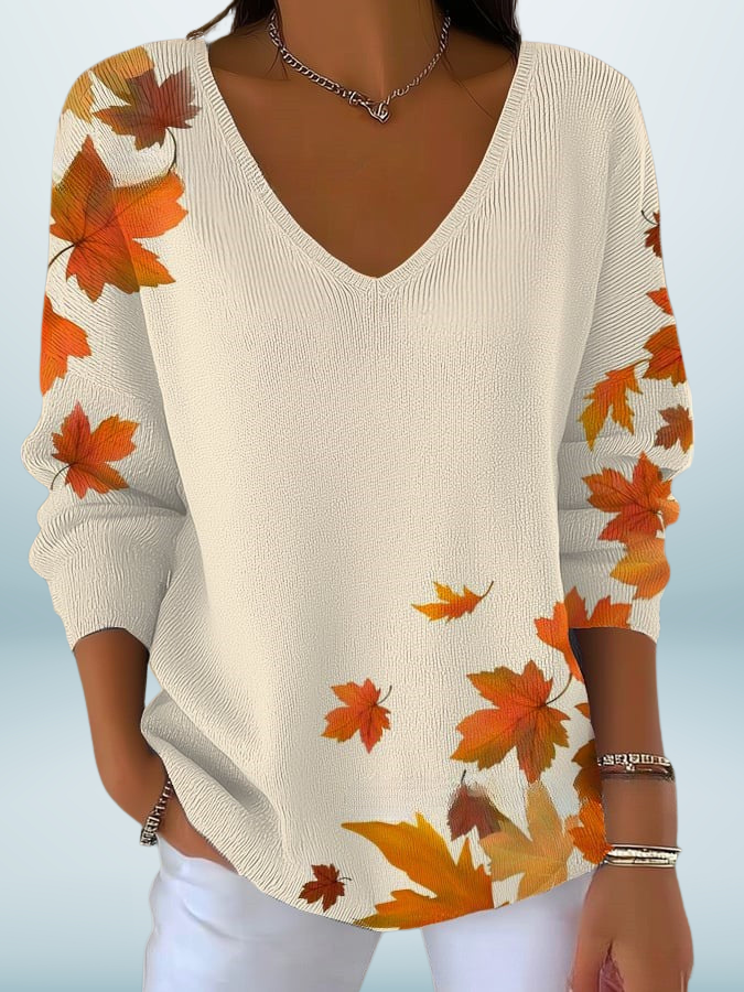 CELESTE | Sweater with V-neck