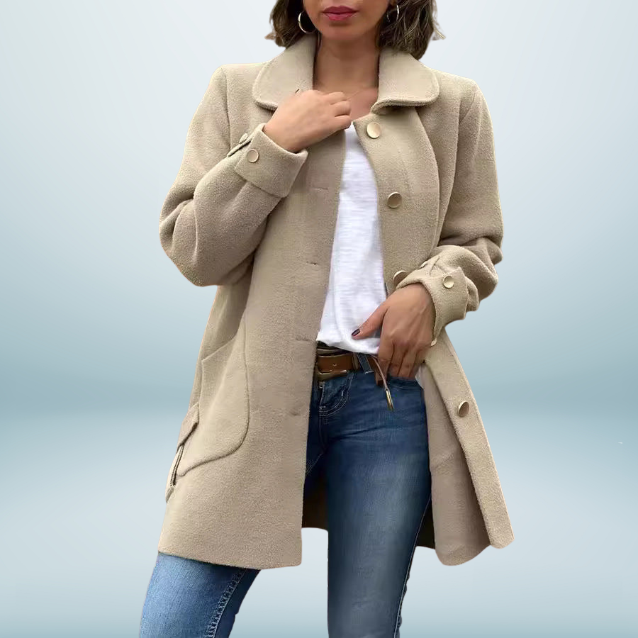 MOANA | Classic oversized coat with bow details