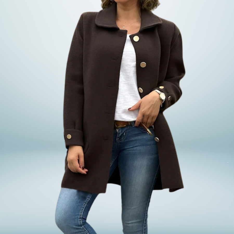 MOANA | Classic oversized coat with bow details