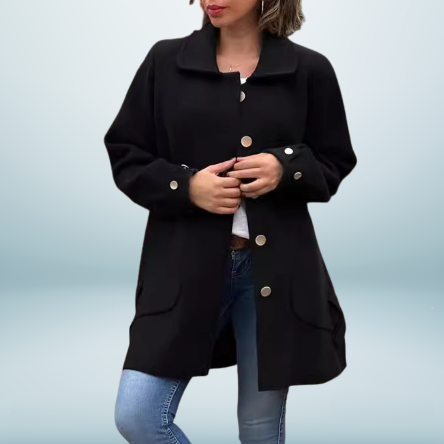 MOANA | Classic oversized coat with bow details