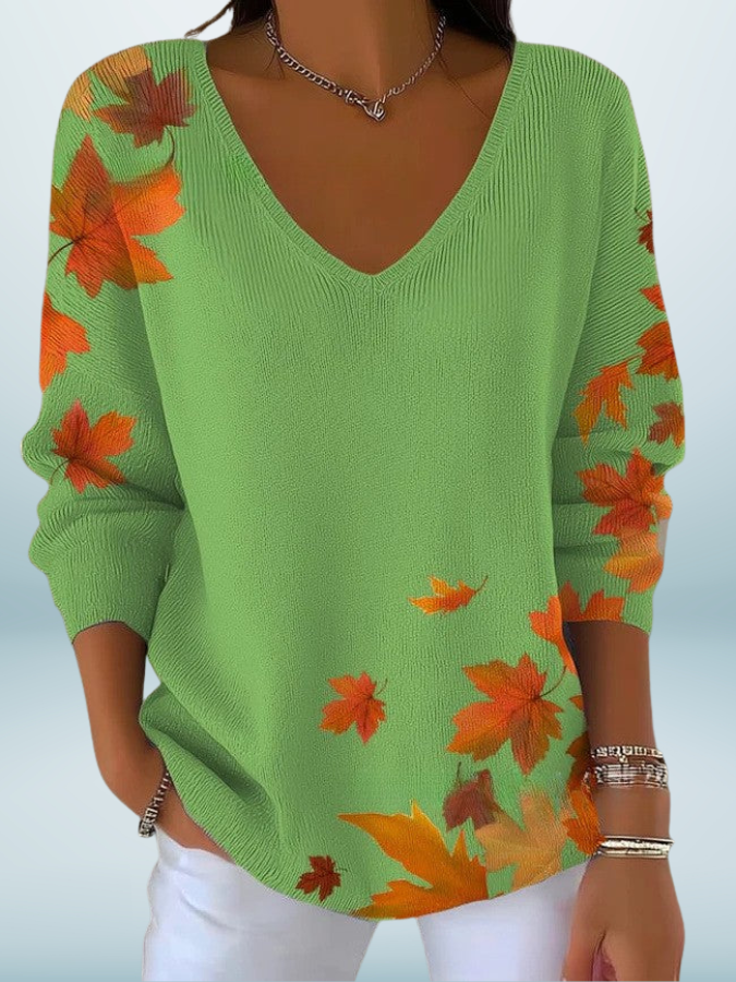 CELESTE | Sweater with V-neck