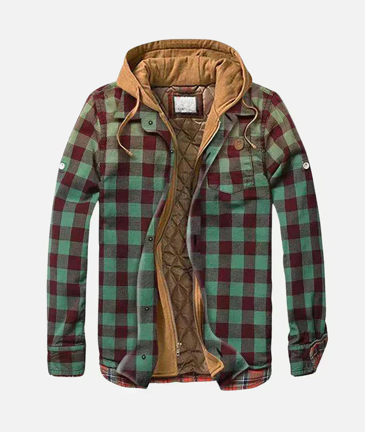 Yves™ I Plaid Patchwork Jacket