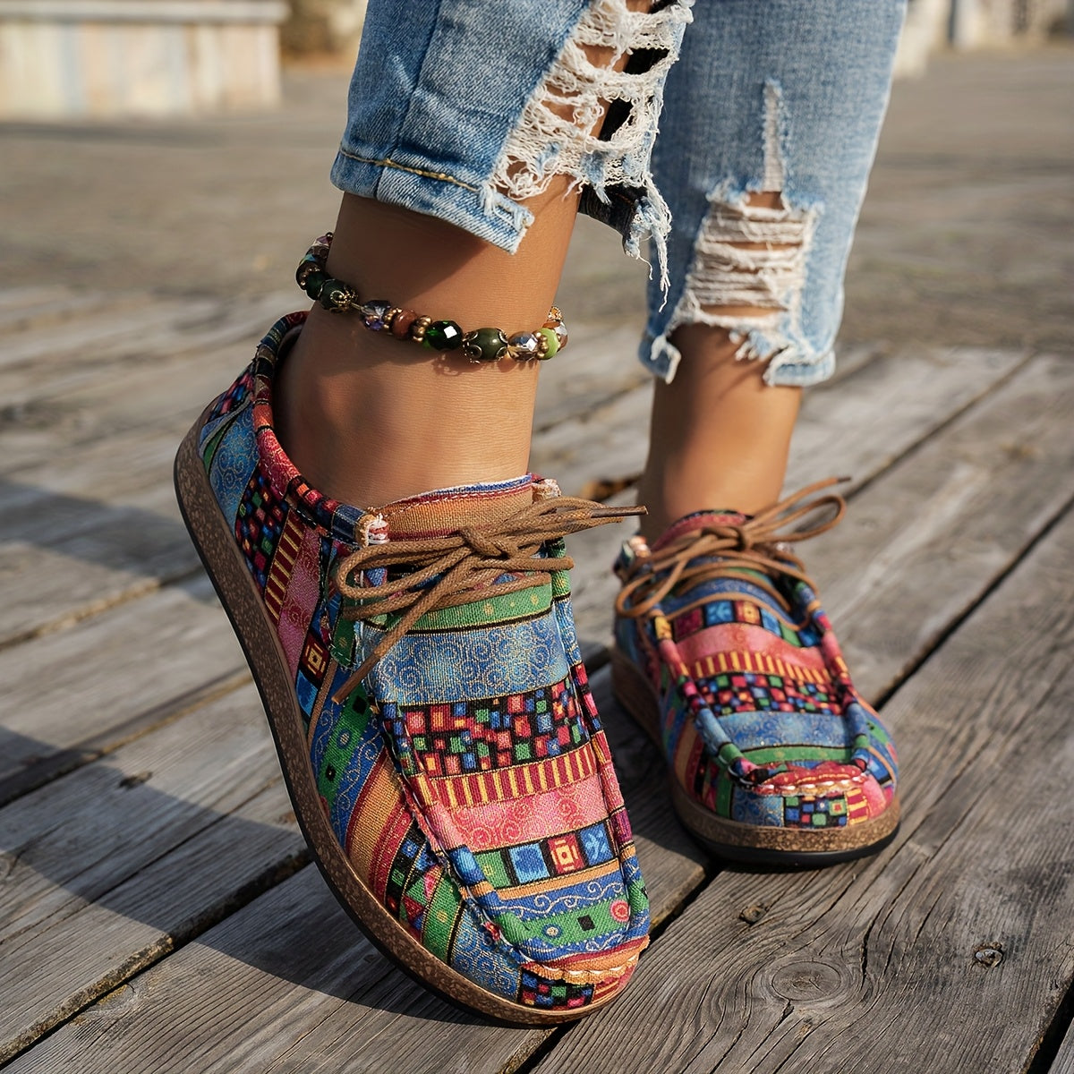 Lenoir™ | Colorful Retro Shoes for Women