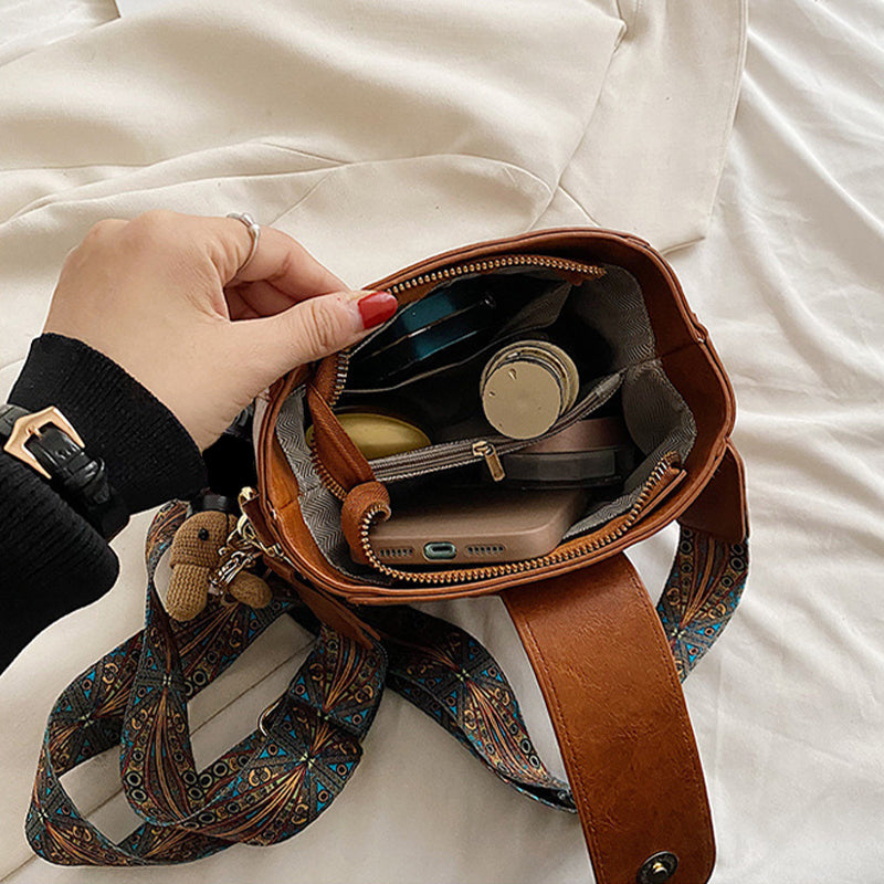 Sarah | Vintage Fashion Bag with Adjustable Wider Shoulder Strap