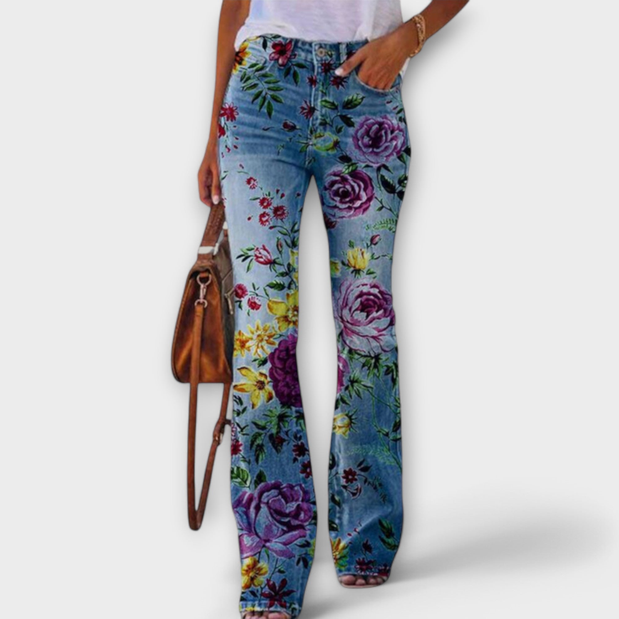 Button-Up Wide Leg Pants