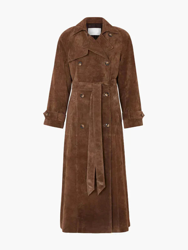 Wajda™ | Suede Trench Coat