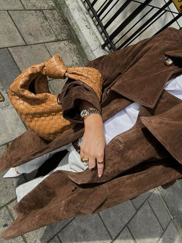 Wajda™ | Suede Trench Coat