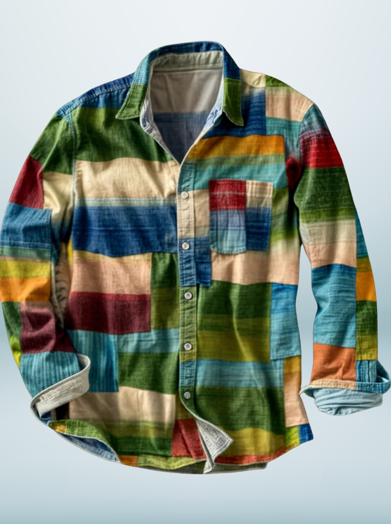 JOEL | Long Sleeve Printed Shirt
