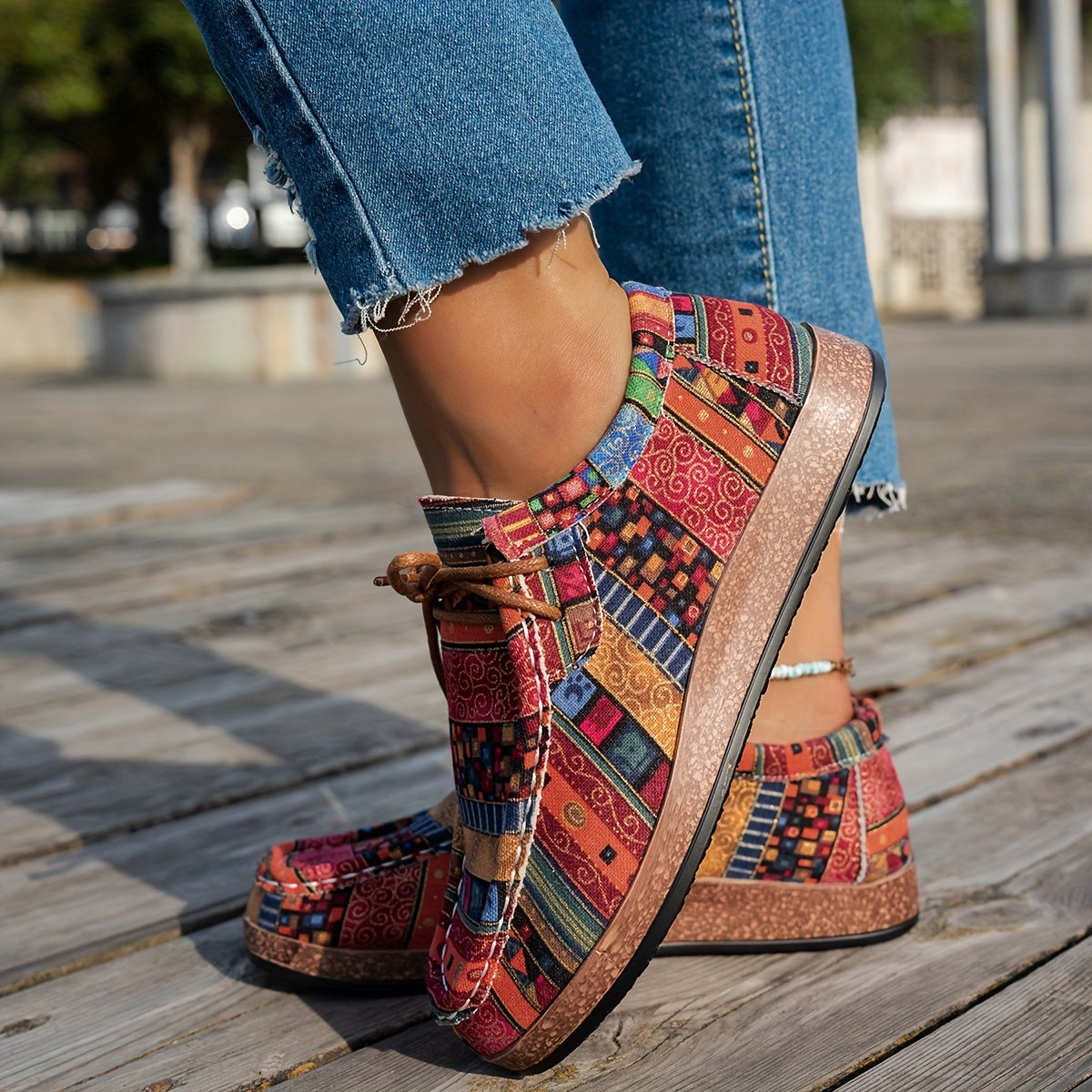 Lenoir™ | Colorful Retro Shoes for Women