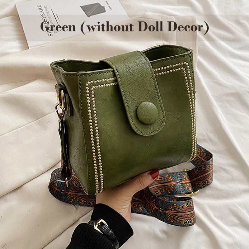 Sarah | Vintage Fashion Bag with Adjustable Wider Shoulder Strap