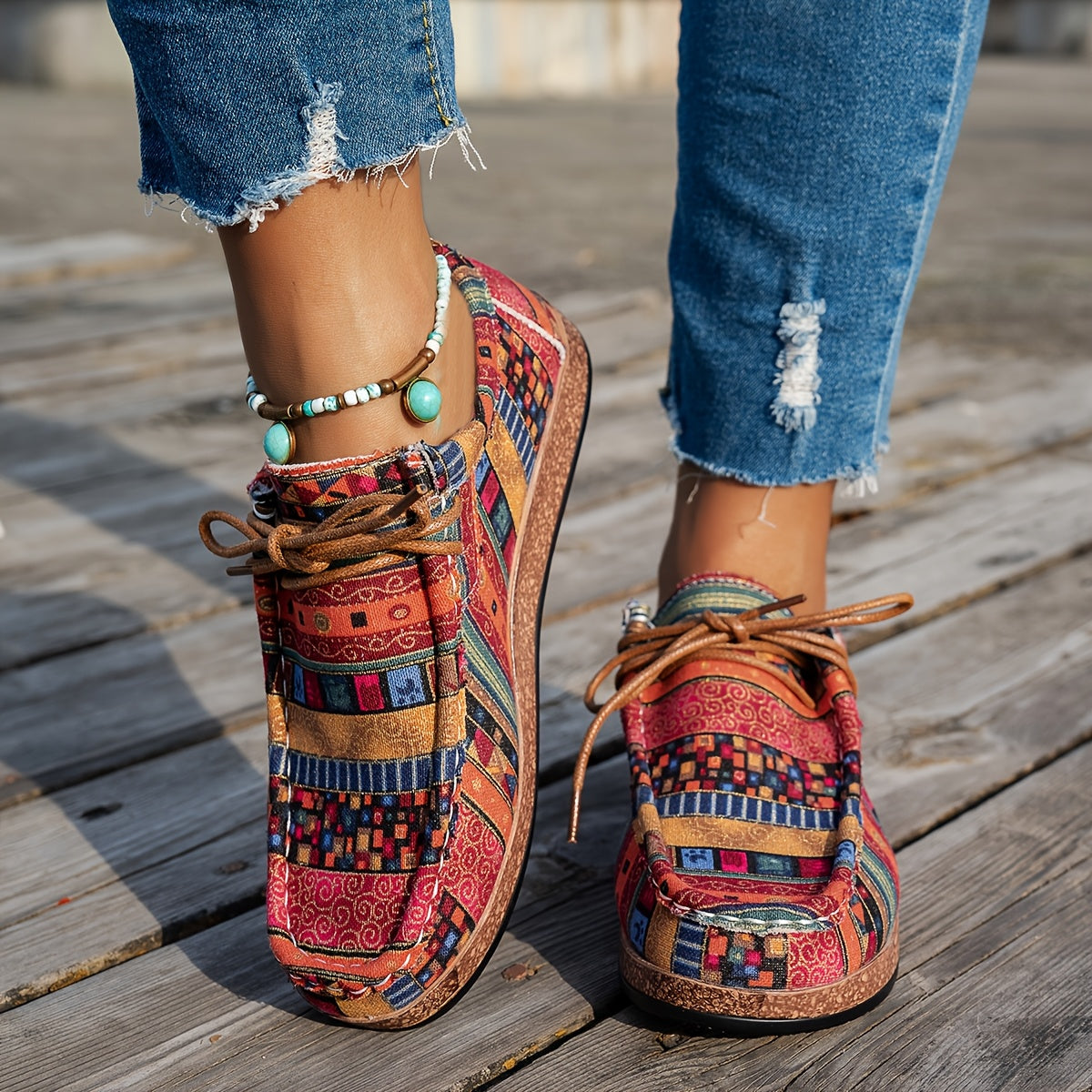 Lenoir™ | Colorful Retro Shoes for Women