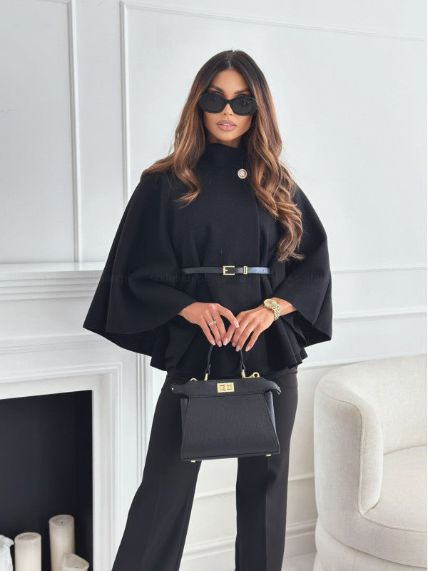 LUZA | Chic Butterfly Jacket With Belt