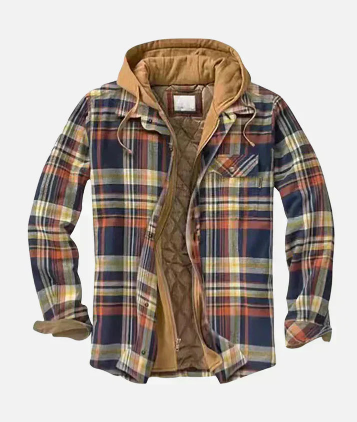 Yves™ I Plaid Patchwork Jacket