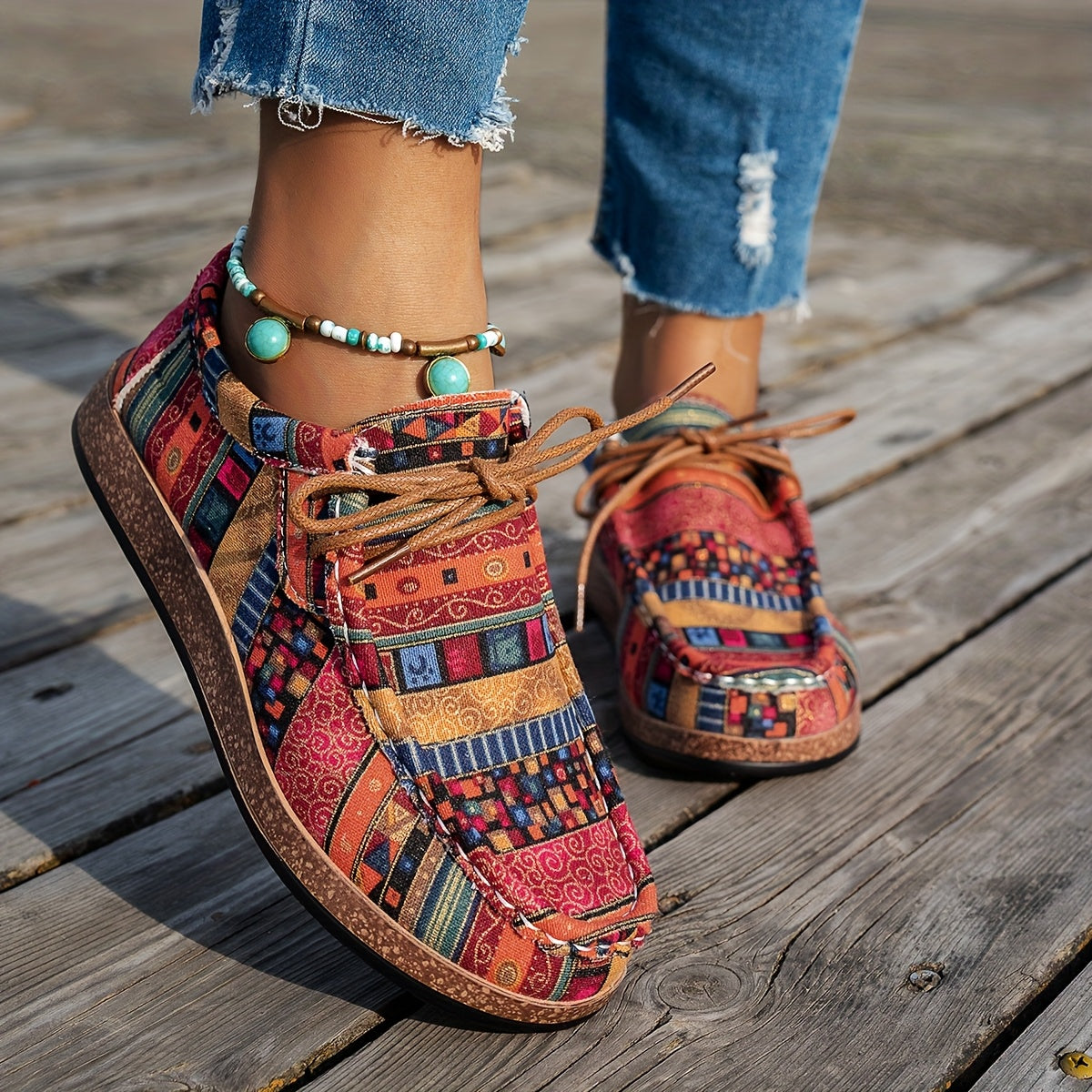 Lenoir™ | Colorful Retro Shoes for Women
