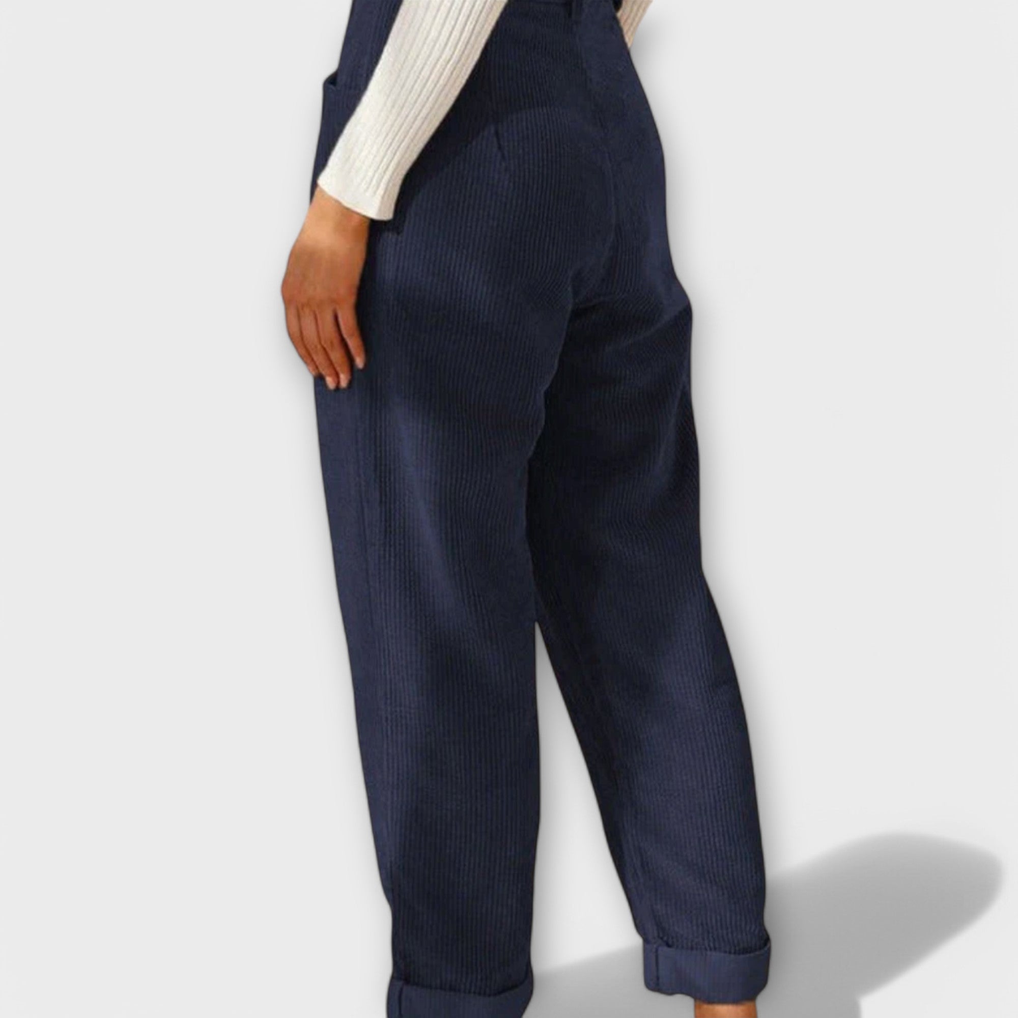Malia - Loose Casual Pants in Corduroy