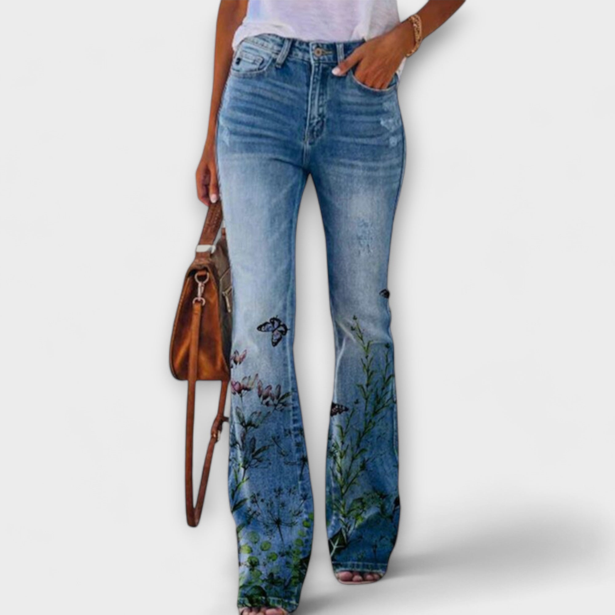 Button-Up Wide Leg Pants