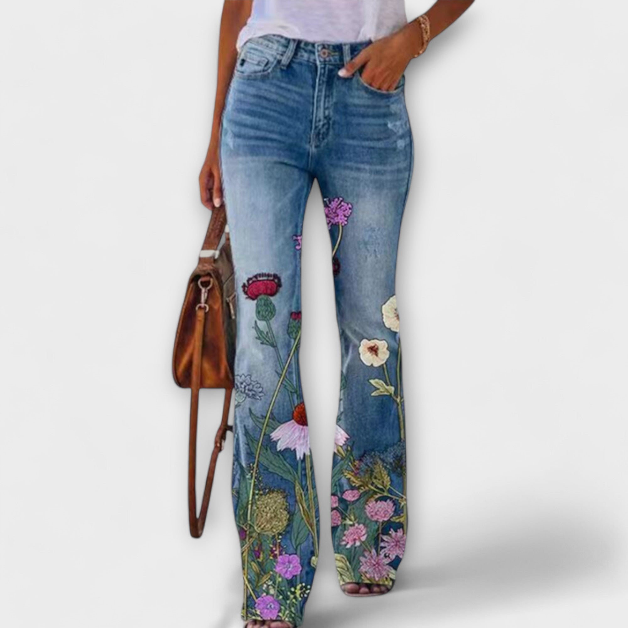 Button-Up Wide Leg Pants