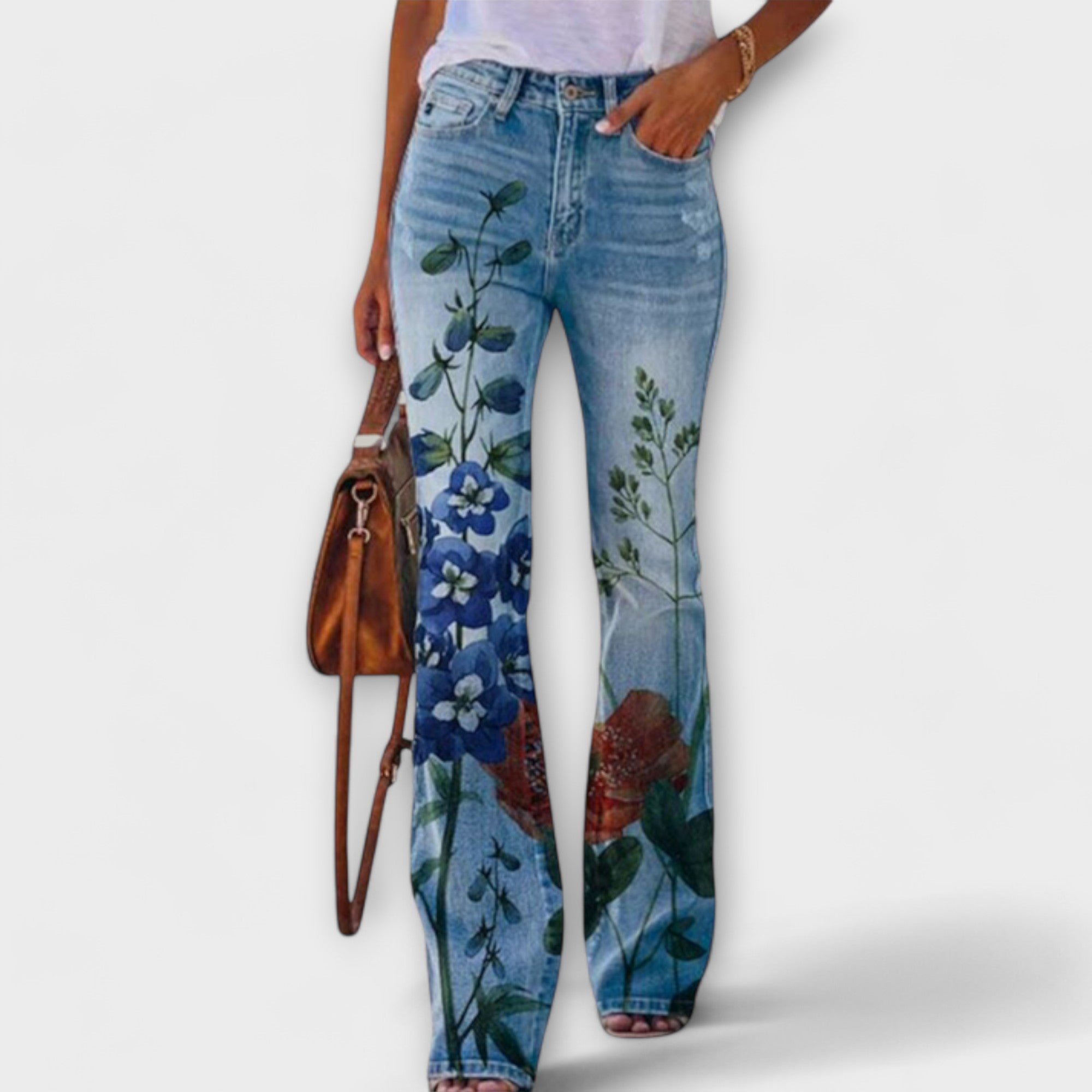 Button-Up Wide Leg Pants
