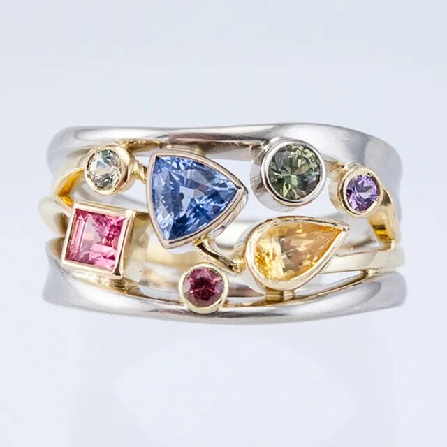 Vintage Bunter Zircon Ring