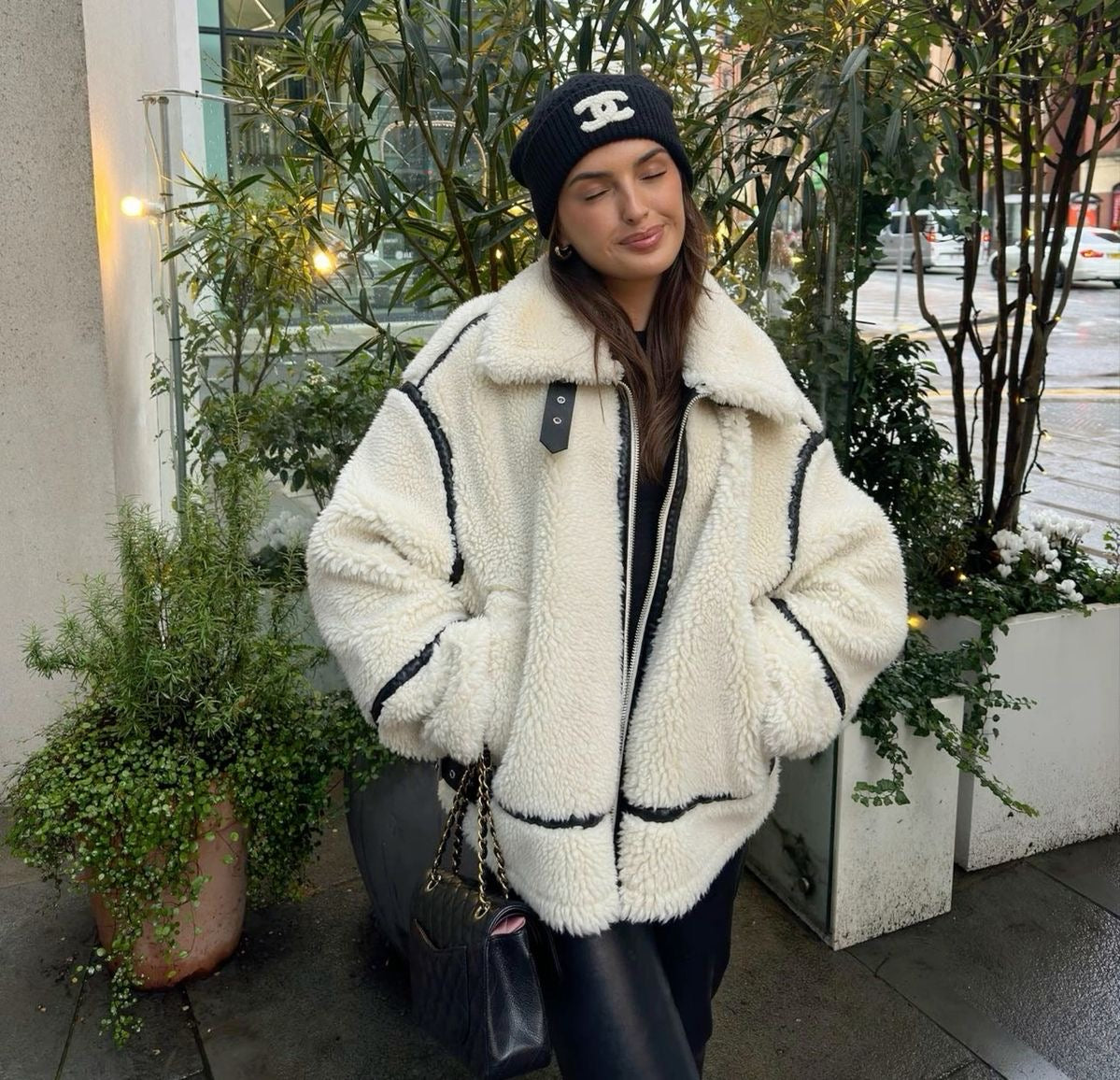 Hanna - Trendy Teddy Coat