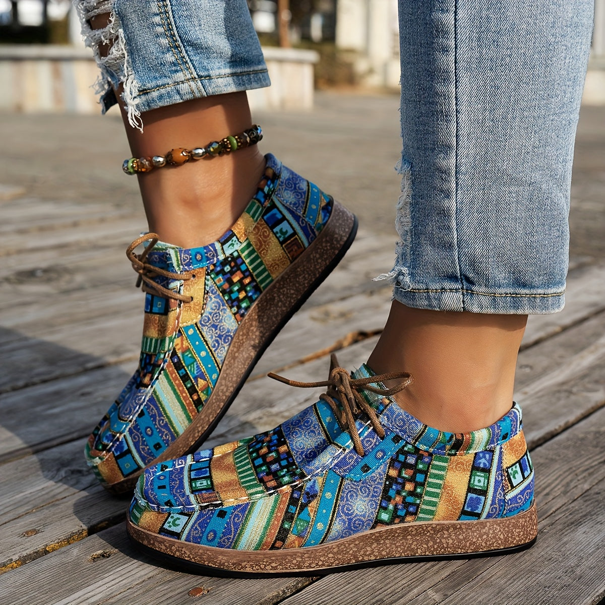 Lenoir™ | Colorful Retro Shoes for Women