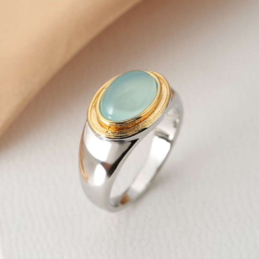 Danna - Vintage Green Garnet Ring