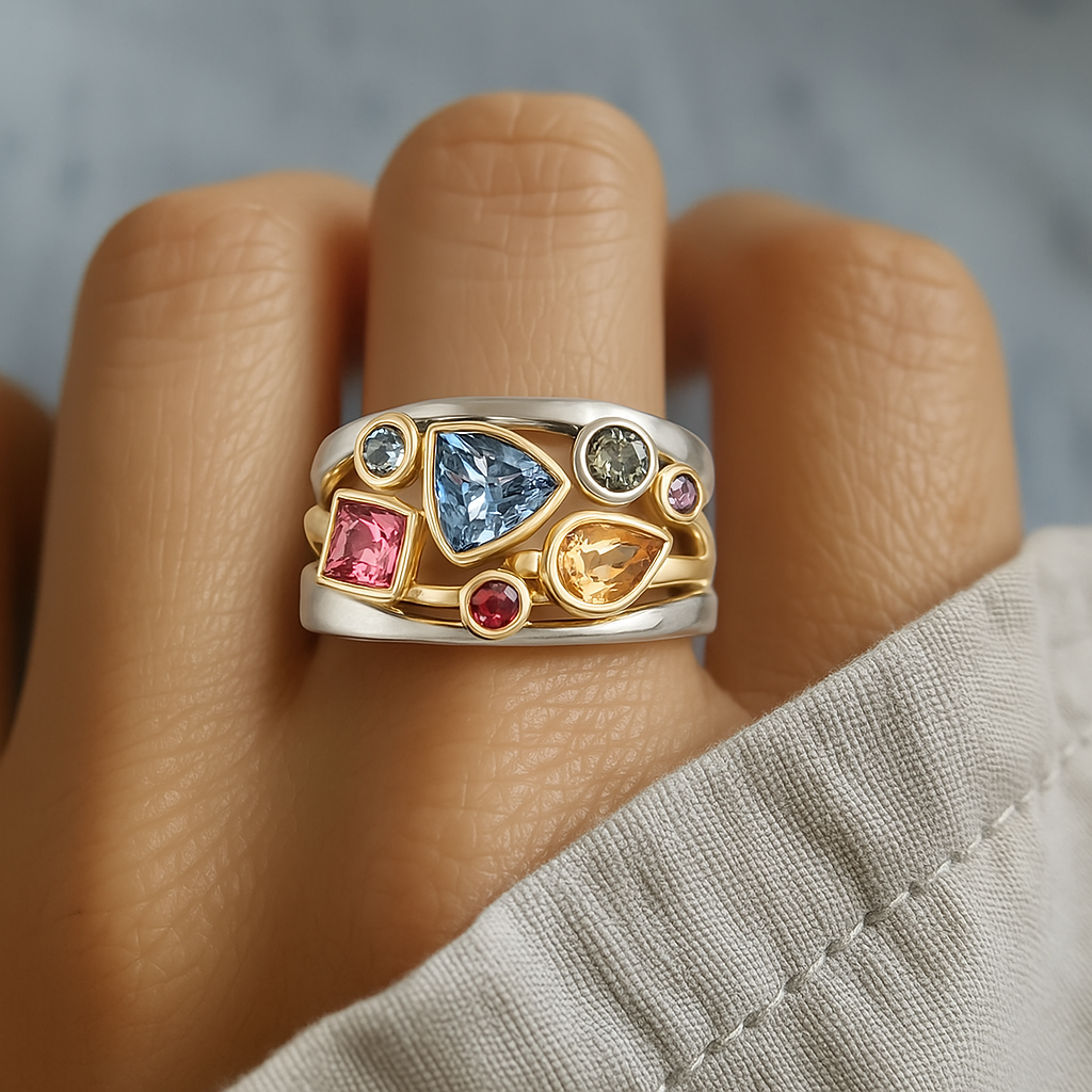 Vintage Bunter Zircon Ring