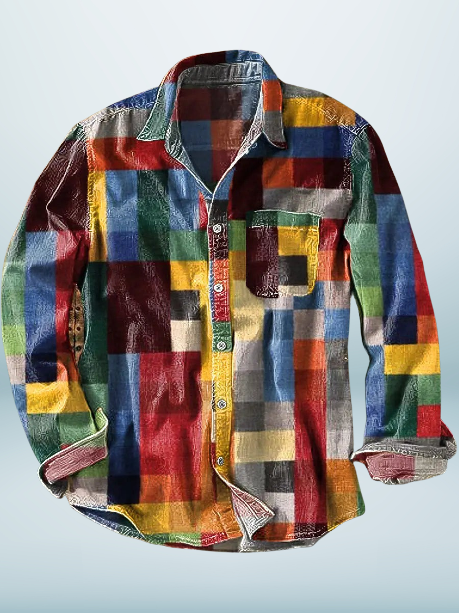 JOEL | Long Sleeve Printed Shirt
