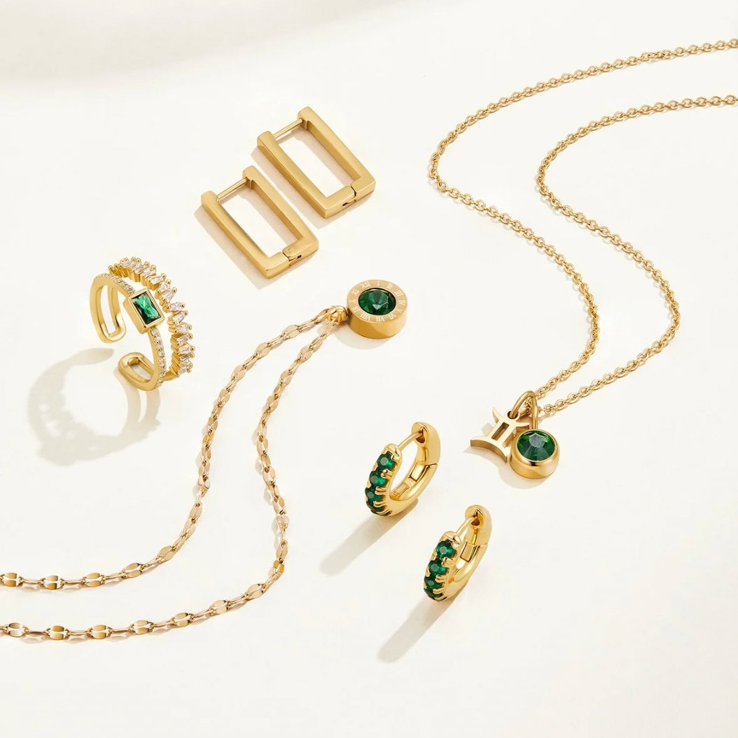 Eugenia - Layered Crystal Ring