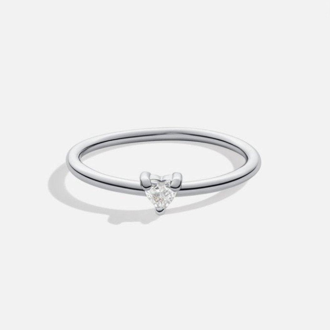 'Kleine Liebe' Crystal Heart Ring