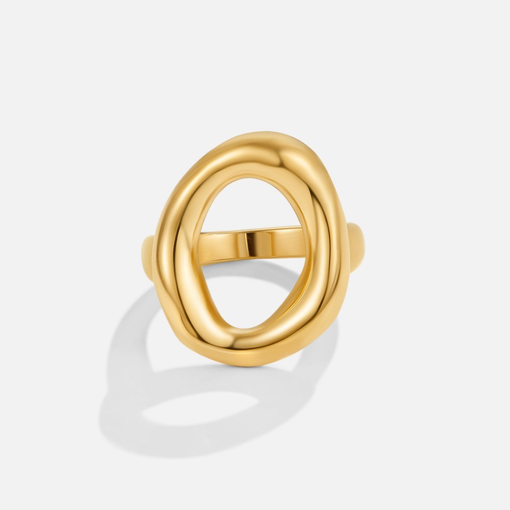Vina Solid Gold Ring